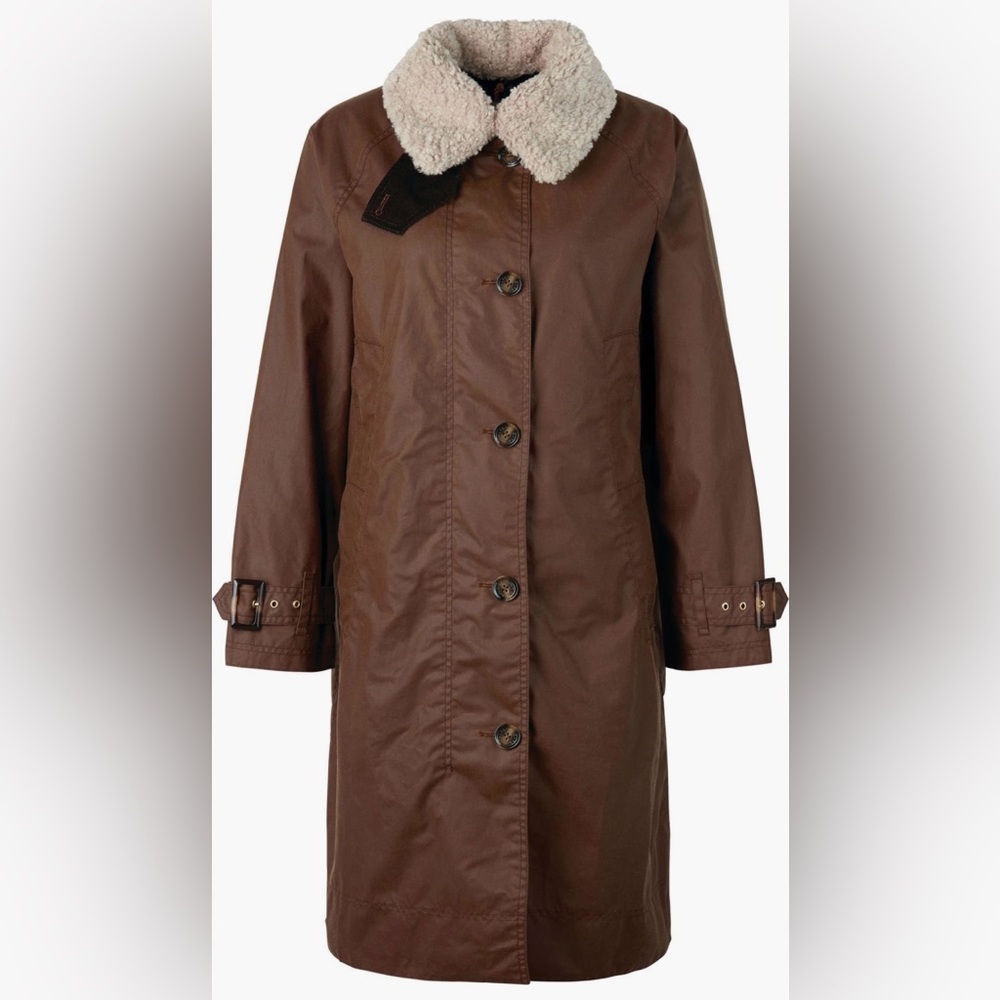 Barbour Malala Water Repellent Waxed Cotton Jacket NWT - Picture 5 of 16